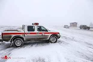 امدادرسانی هلال احمر به ۳۱۶۶ نفر در برف و کولاک ۱۷ استان کشور