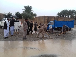 مردمیاری سپاه در مناطق سیل زده سیستان و بلوچستان وارد مرحله بازسازی و ترمیم آسیب‌های ناشی از سیلاب شد