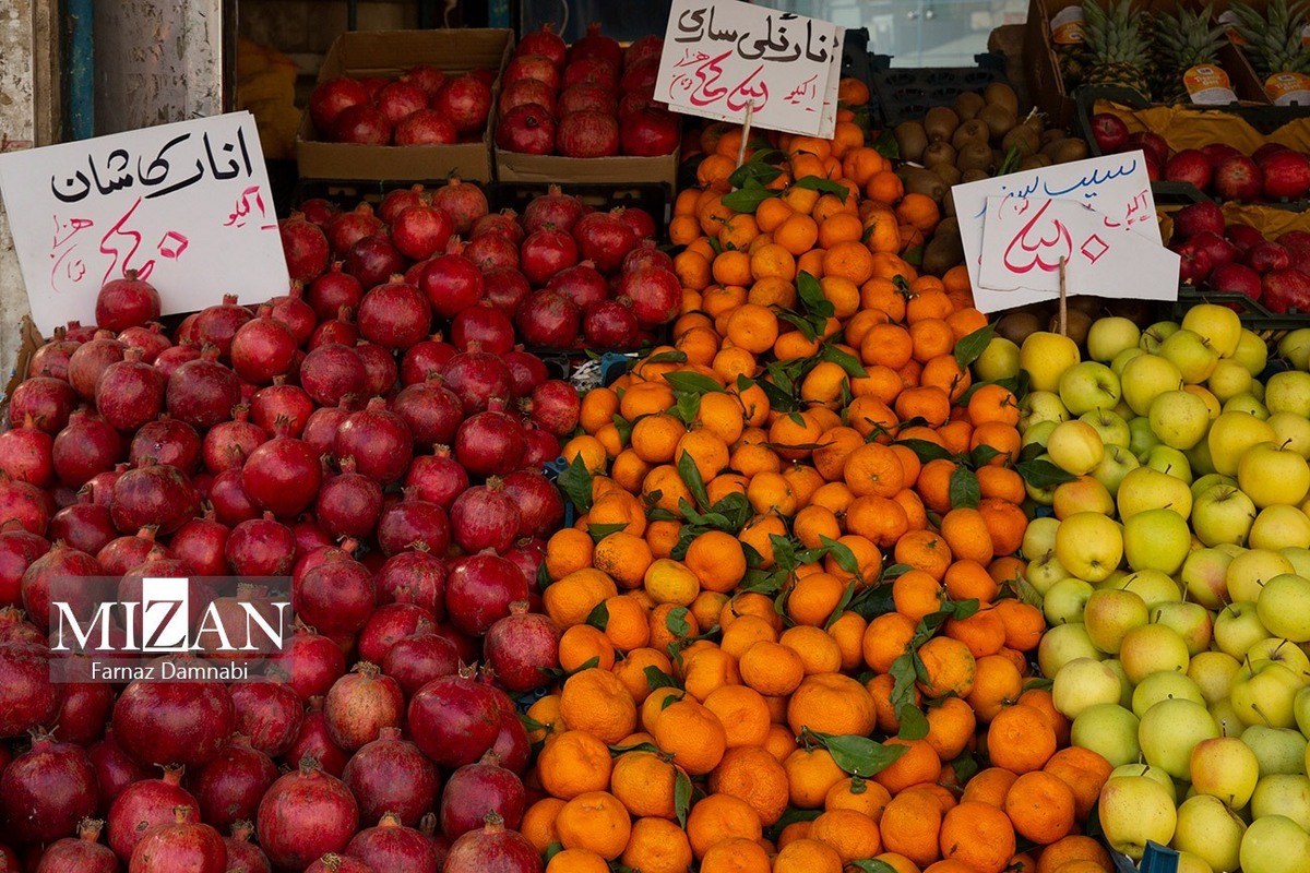 قیمت انواع میوه در میادین و بازار‌های میوه و تره‌بار در آستانه سال نو اعلام شد