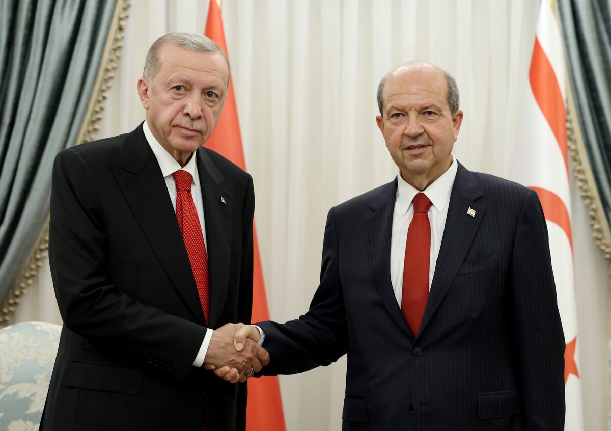 اردوغان: باید جمهوری ترک قبرس شمالی به رسمیت شناخته شود