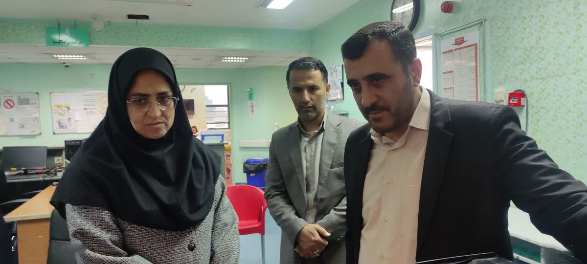 دادستان مرکز استان لرستان از بیمارستان شهید رحیمی خرم‌آباد بازدید کرد