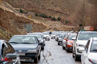 ترافیک نیمه سنگین در آزادراه قزوین-کرج و محور شهریار-تهران