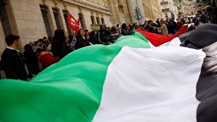 تجمع ضدصهیونیستی در دانشگاه سوربن فرانسه