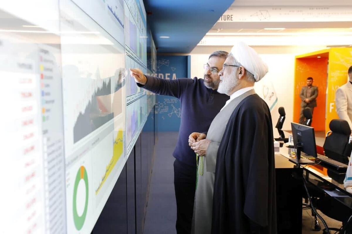 رئیس دیوان عالی کشور از مرکز کنترل و نظارت شرکت ارتباطات سیار ایران بازدید کرد
