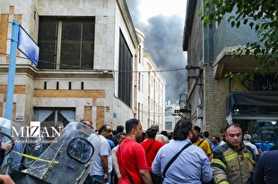 مهار آتش‌سوزی در یک برج ۲۰ طبقه در محله ستارخان تهران