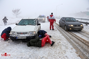 امدادرسانی به ۲۹۴ نفر در برف و کولاک خلخال و سرعین
