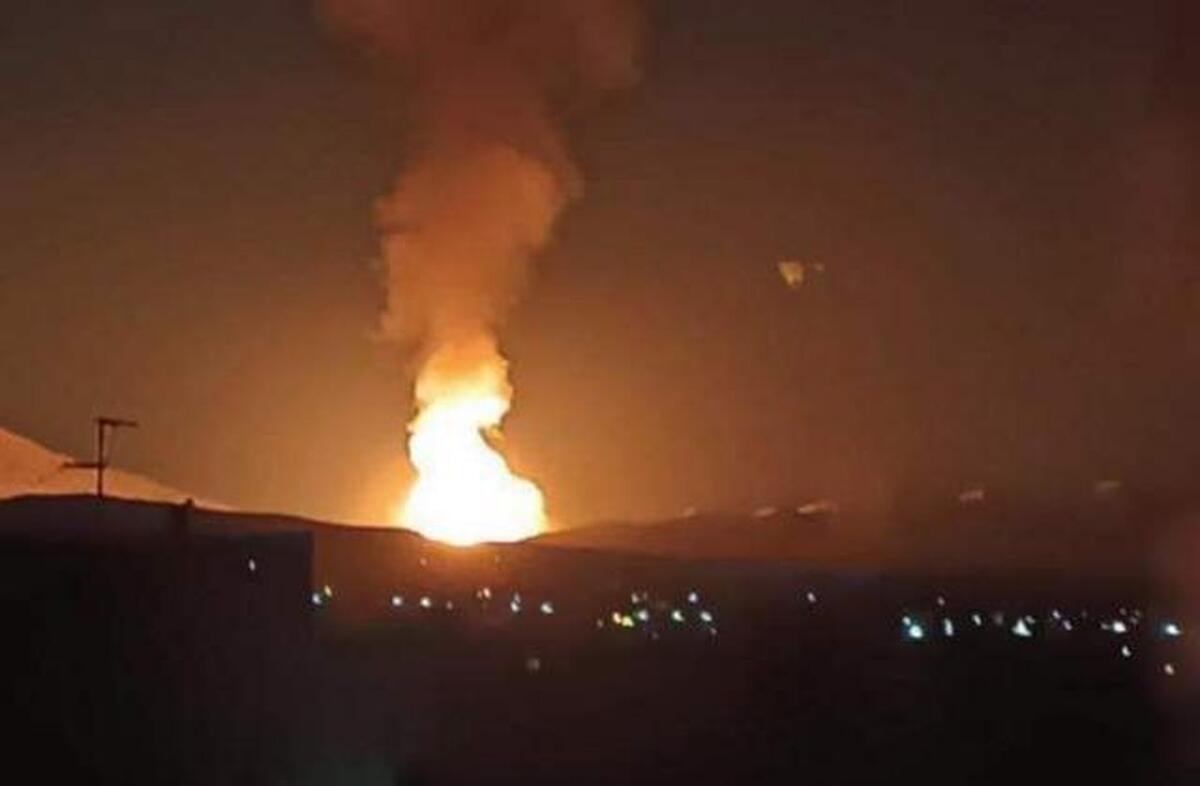 آتش خطوط انتقال گاز در منطقه صفادشت استان فارس خاموش شد