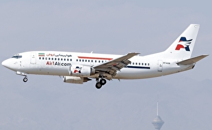 بویینگ ۷۳۷ هواپیمایی اروان در فرودگاه کیش سالم به زمین نشست