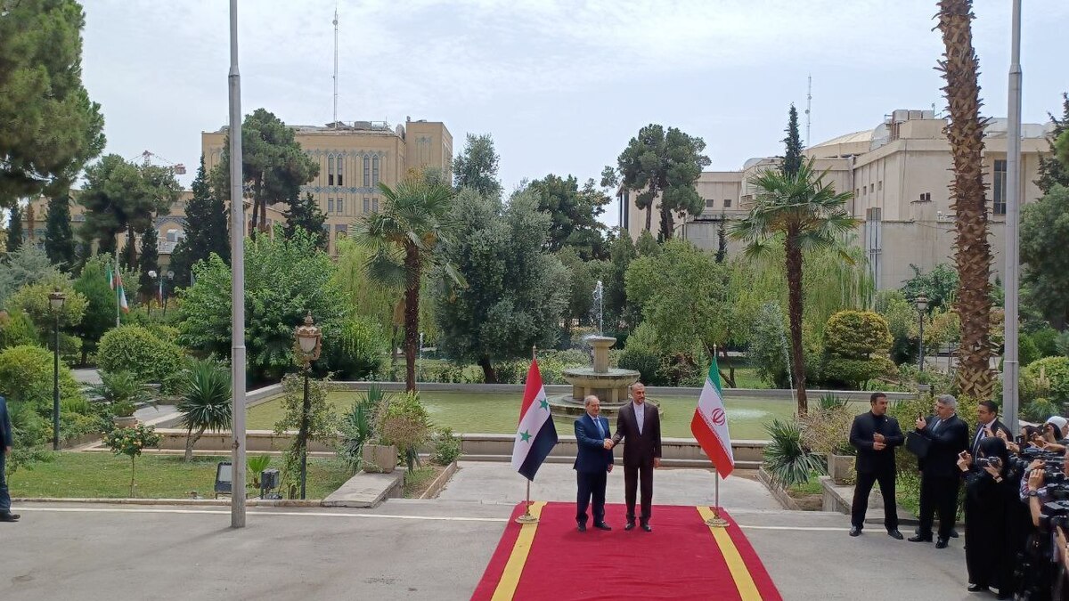 استقبال وزیر امور خارجه از همتای سوری/امیرعبداللهیان و المقداد دیدار کردند