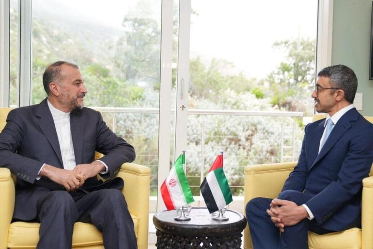 رایزنی وزیران امور خارجه ایران و امارات درباره تحولات فلسطین