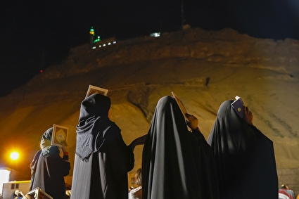 مراسم احیای شب بیست و سوم ماه رمضان - کوه خضر نبی(ع)‎