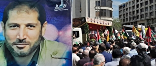 پیکر مطهر شهدای راه قدس در تهران تشییع شد