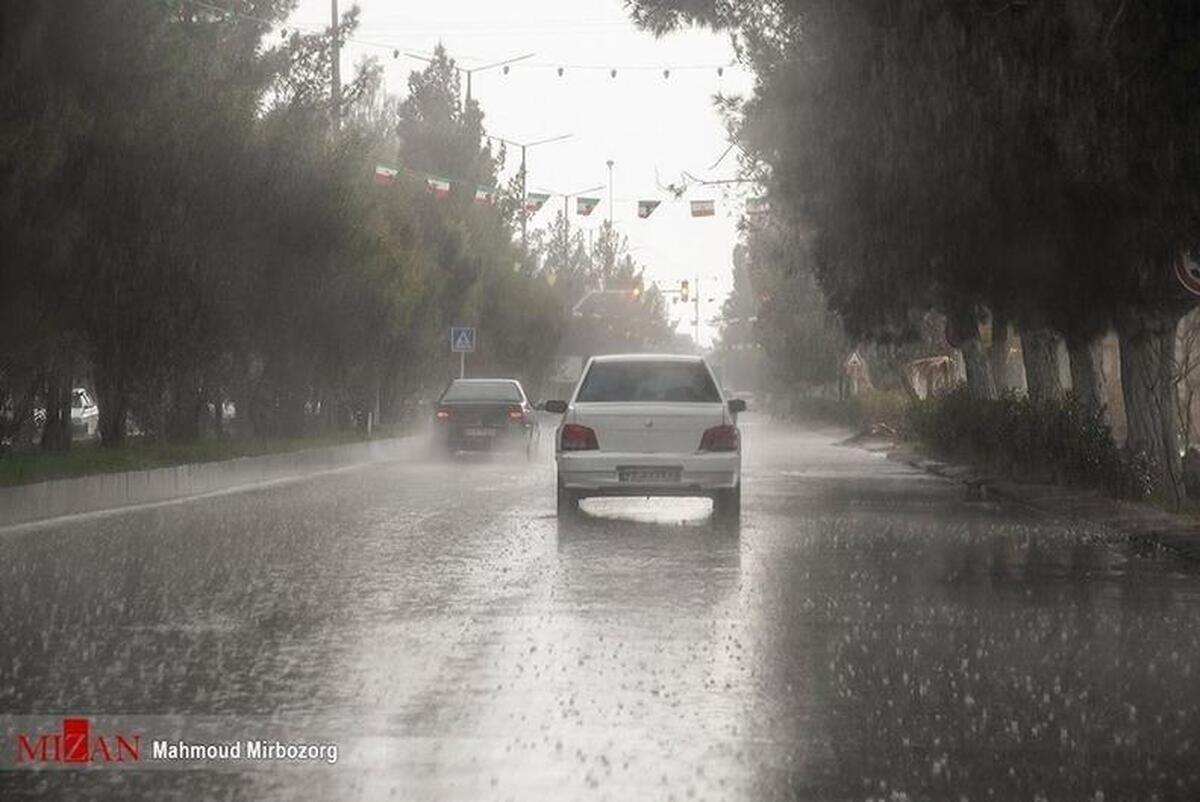 بارش باران در آذربایجان شرقی، گیلان، اردبیل، زنجان و قزوین