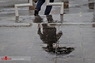 بارش باران در محور‌های ۹ استان