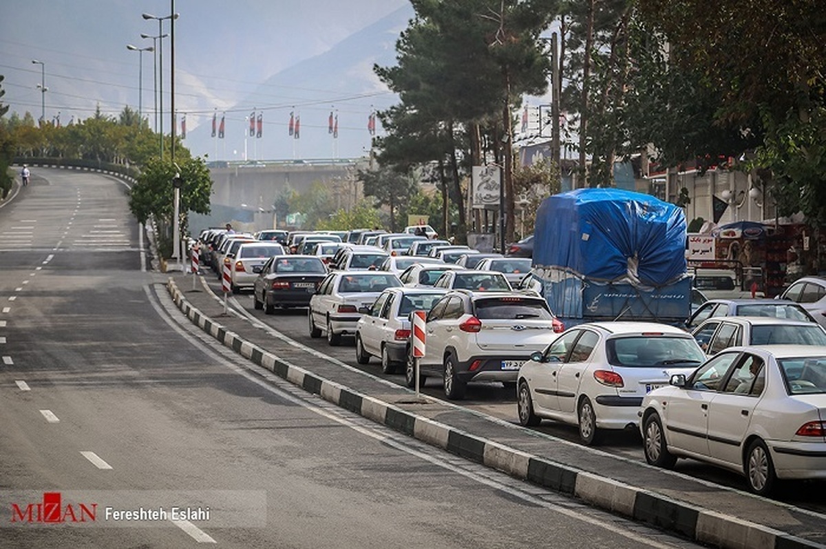ممنوعیت تردد وسایل نقلیه در شمال به جنوب محور چالوس و آزادراه تهران- شمال 