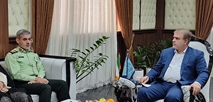 فرمانده انتظامی استان با رئیس کل دادگستری مازندران دیدار کرد